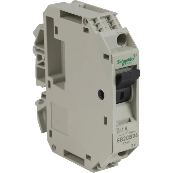 Schneider Electric - GB2CB06 - THERMAL MAGNETIC CKT BREAKER 1A 1P - 1
