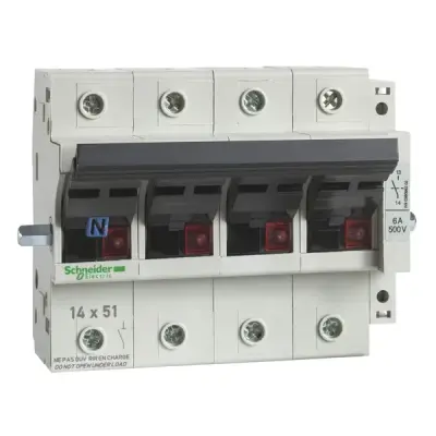 Schneider Electric - GK1EM - FUSE CARRIER 50A W/O PROT DEVICE - 1