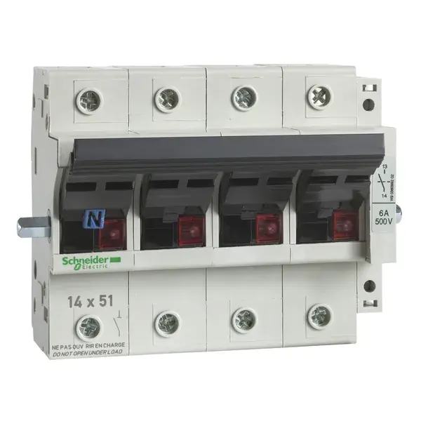 Schneider Electric - GK1EM - FUSE CARRIER 50A W/O PROT DEVICE - 1