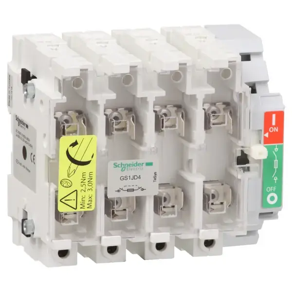 Schneider Electric - GS1JD4 - FUSE-SWITCH 4X100A 22X58 - 1