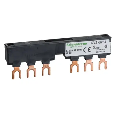 Schneider Electric - GV2G254 - Linergy FT - Busbar - 63 A - 2 tap-offs - 1