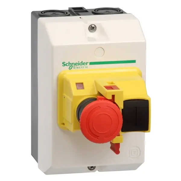 Schneider Electric - GV2MCK04 - encl. with push button - 1