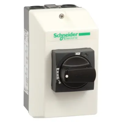 Schneider Electric - GV2PC01 - PLASTIC ENCLOSURE EMPTY GV2 WITH BLACK R - 1