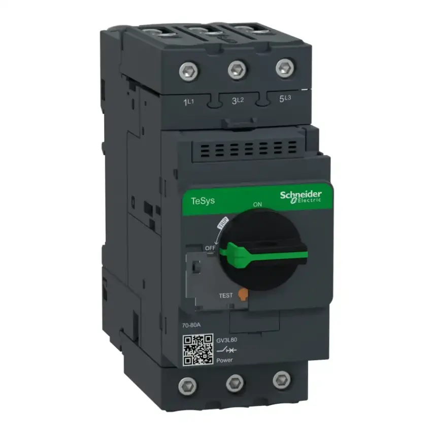 Schneider Electric - GV3L80 - GV3L MOTOR CB MAGNETIC 80A EVERLINK - 1