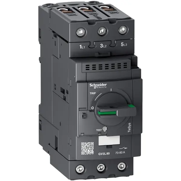 Schneider Electric - GV3L80 - GV3L MOTOR CB MAGNETIC 80A EVERLINK - 1