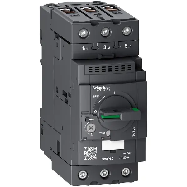 Schneider Electric - GV3P80 - GV3P MOTOR CB THERMO/MAG 70-80A EVERLINK - 1