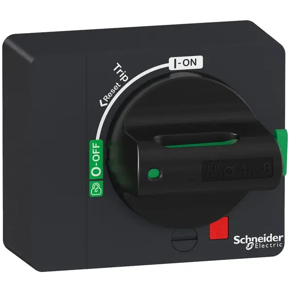 Schneider Electric - GV4ADN01 - DIRECT ROTARY HANDLE BLACK GV4 BV4 - 1
