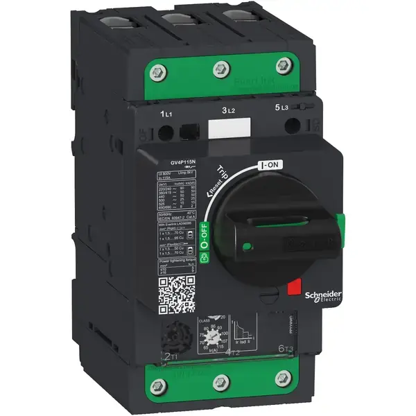 Schneider Electric - GV4P115N - MotBreak GV4P Therm/Mag 115A 50kA Elink - 1