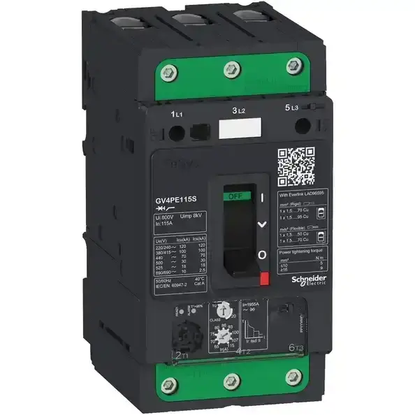 Schneider Electric - GV4PE80S - Motor Breaker GV4PE T/M 80A 100kA Elink - 1