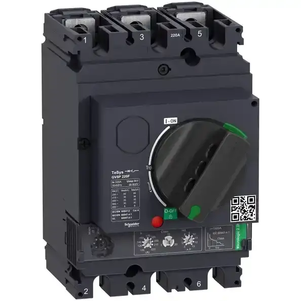 Schneider Electric - GV5P220F - GV5P220F 3P 36kA Motor Circuit Breaker - 1