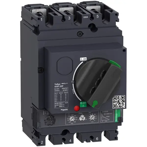 Schneider Electric - GV5P220F - GV5P220F 3P 36kA Motor Circuit Breaker - 1
