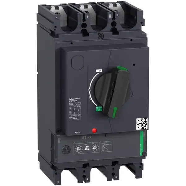 Schneider Electric - GV6P500H - GV6P500H 3P 70kA Motor Circuit Breaker - 1