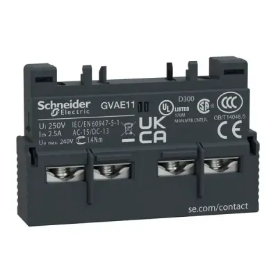 Schneider Electric - GVAE11TQ - plug in aux. ino or nc - 1