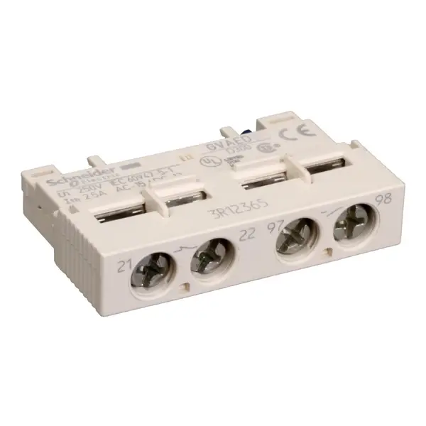 Schneider Electric - GVAED011 - 1NO FAULT+1NC AUX CONTACT FRNT GV3 - 1