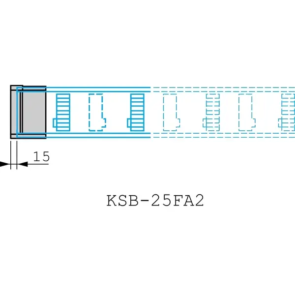 Schneider Electric - KSB25FA3 - END COVER IP54 - 1