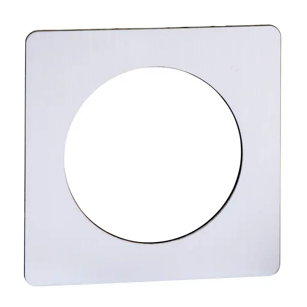 Schneider Electric - KZ18 - 45X45 HDL SILV FACE PLATE - 1