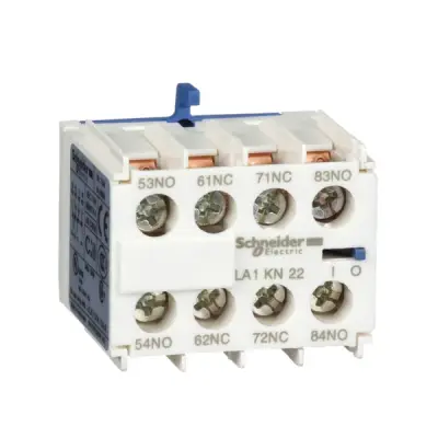 Schneider Electric - LA1KN22 - TeSys K aux contact block 2NO+2NC screw - 1