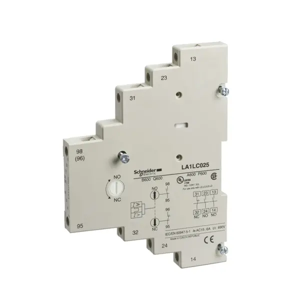 Schneider Electric - LA1LC025 - ADD ON BLOCK 4 CONTACTS - 1