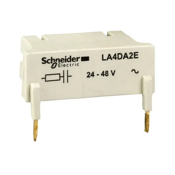 Schneider Electric - LA4DA2E - TeSys D accesory RC filter 24-48V AC - 1
