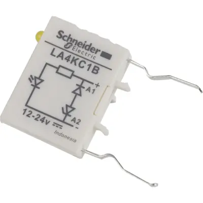 Schneider Electric - LA4KC1B - K RANGE SUPPRESSOR DIODE 12-24VDC - 1