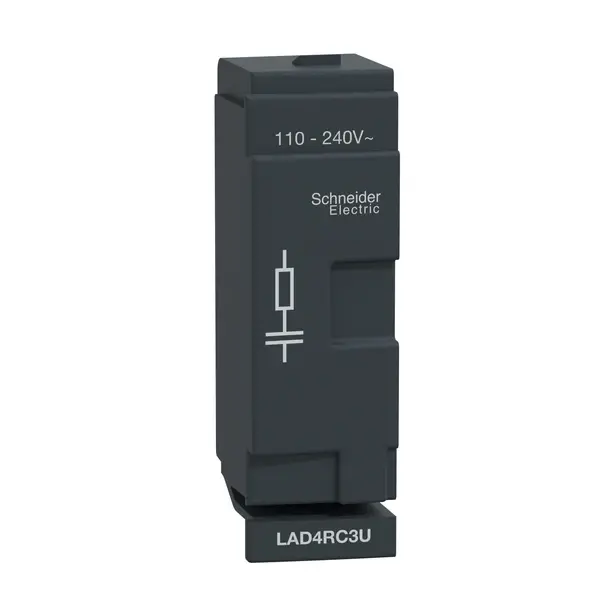 Schneider Electric - LAD4RC3U - TeSys D accesory RC filter 110-240V AC f - 1
