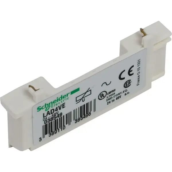 Schneider Electric - LAD4RCU - TeSys D accesory RC filter 110-250V AC - 1