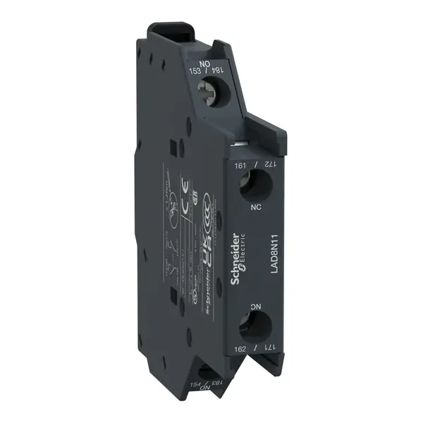 Schneider Electric - LAD8N11 - TeSys D aux contacts block 1NO+1NC screw - 1