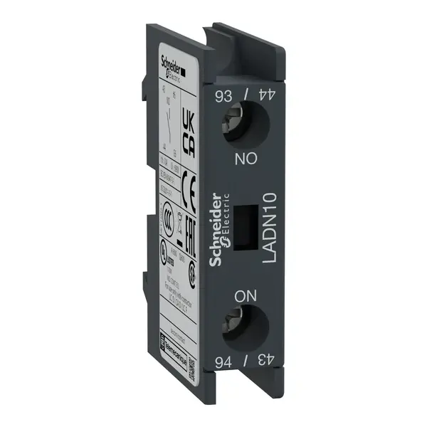 Schneider Electric - LADN10 - TeSys D aux contacts block 1NO screw - 1