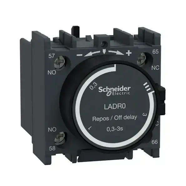 Schneider Electric - LADR0 - TeSys D time delay aux contact block 1NO - 1