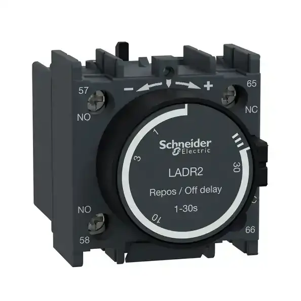 Schneider Electric - LADR2 - TeSys D time delay aux contact block 1NO - 1