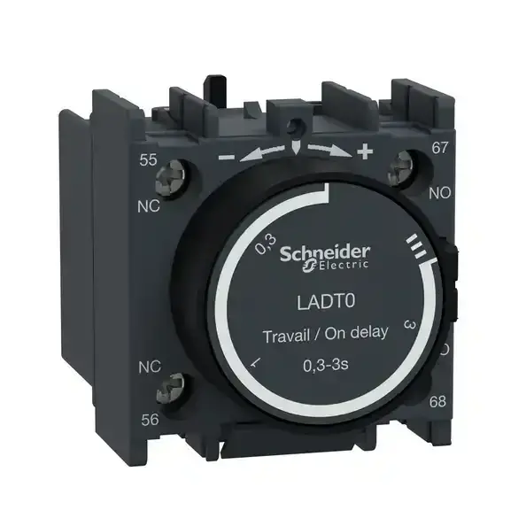 Schneider Electric - LADT0 - TeSys D time delay aux contact block 1NO - 1