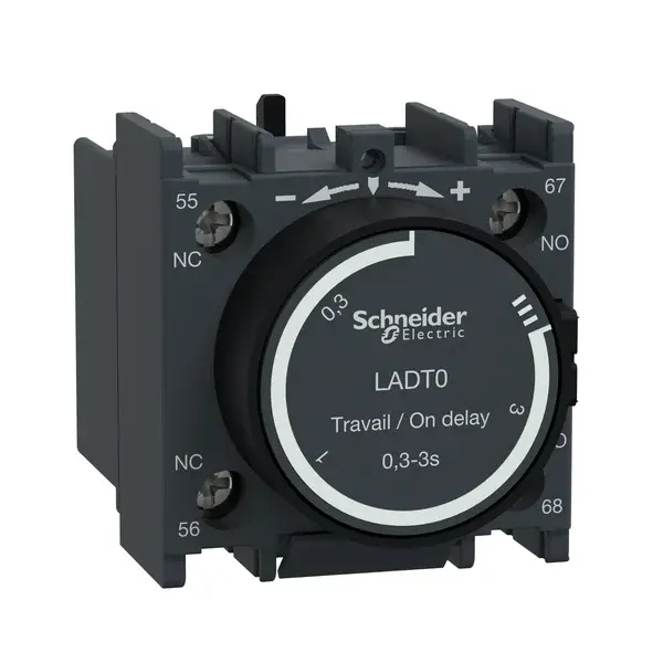 Schneider Electric - LADT0 - TeSys D time delay aux contact block 1NO - 1