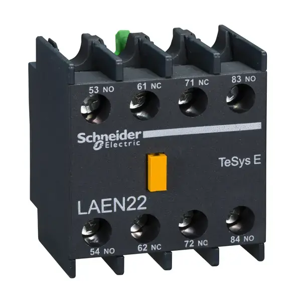 Schneider Electric - LAEN22 - EasyPact TVS aux contacts block 2NO 2NC - 1