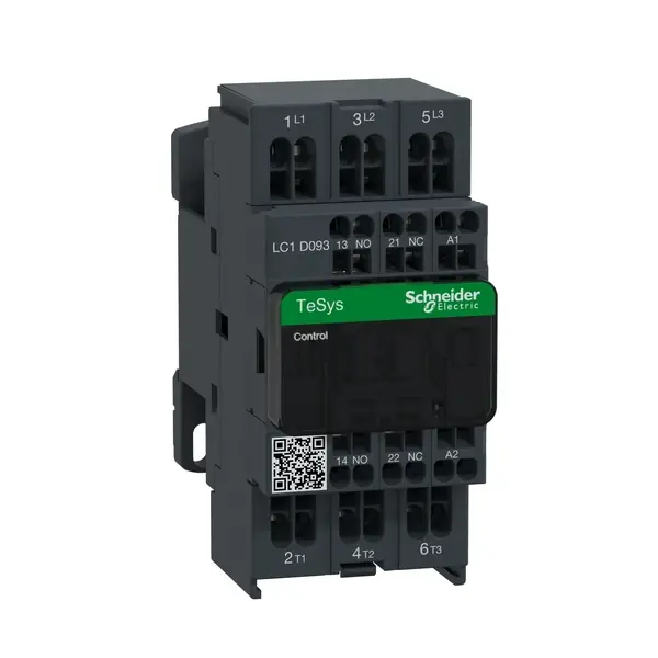 Schneider Electric - LC1D093M7 - MAGNETIC CONTACTOR 9A AC3 TP 220V SP TER - 1