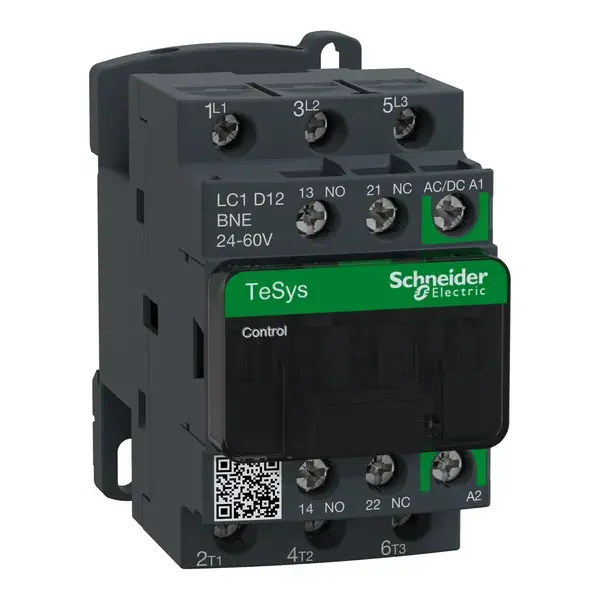 Schneider Electric - LC1D12BNE - TESYS D CONT-3P-AC3- 440V 12A - 1