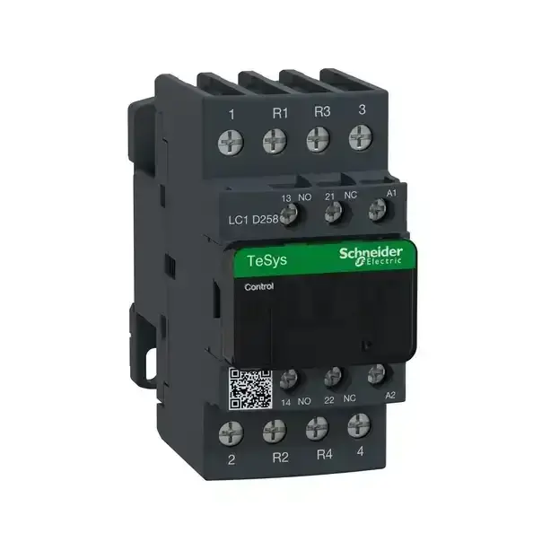 Schneider Electric - LC1D258E7 - MAGNETIC CONTACTOR 40A 440V AC1 4P 48VAC - 1