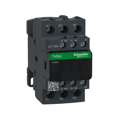 Schneider Electric - LC1D25FE7 - MAGNETIC CONTACTOR 25A 440V AC3 TP115VAC - 1