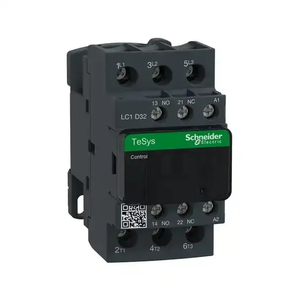 Schneider Electric - LC1D32B7 - CONT 32A AC3 15KW 1NO 1NC 24VAC COIL - 1