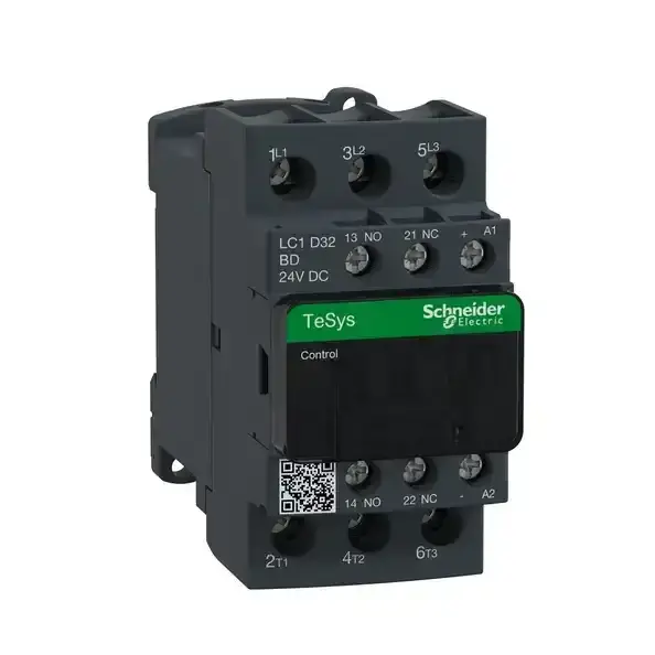 Schneider Electric - LC1D32BD - 3P CONT 32A AC3 15KW 1NO 1NC 24VDC COIL - 1