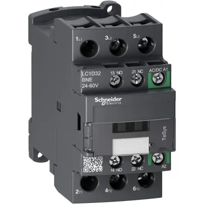 Schneider Electric - LC1D32BNE - TESYS D CONT-3P-AC3- 440V 32A - 1