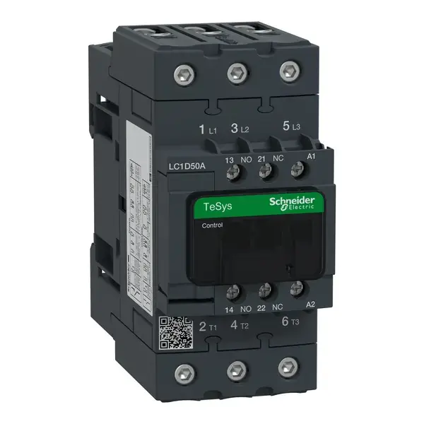 Schneider Electric - LC1D50AF7 - TeSys D contactor 3P AC3 50A 110V AC coi - 1