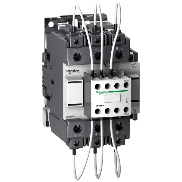 Schneider Electric - LC1DTK12M7 - TeSys D capacitor contactor 40kVAR 220V - 1