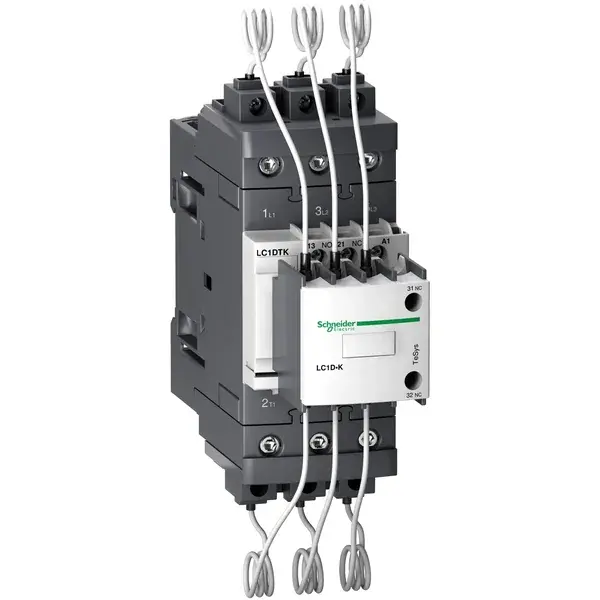 Schneider Electric - LC1DTKM7 - TeSys D capacitor contactor 40kVAR 220V - 1