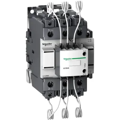Schneider Electric - LC1DWK12M7 - TeSys D capacitor contactor 60kVAR 220V - 1