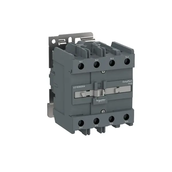 Schneider Electric - LC1E95004M7 - EasyPact TVS 4P contactor 125A AC1 (4NO) - 1