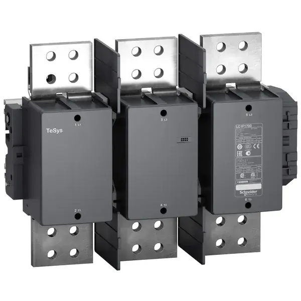 Schneider Electric - LC1F1700F7 - TeSys F contactor 3P AC1 1700A 110V AC c - 1