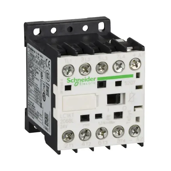 Schneider Electric - LC1K0986BLS207 - CONTACTOR TESYS K 4P AC3 440V 20A COIL 2 - 1