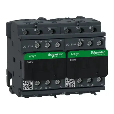 Schneider Electric - LC2D18M7 - REV MAGNETIC CONTCTR 18A 440V AC3 TP220V - 1