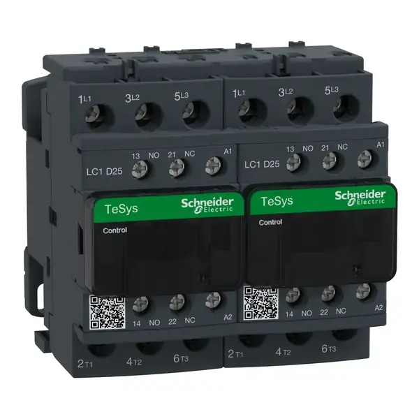 Schneider Electric - LC2D25E7 - REVERSING CONTACTOR - 1