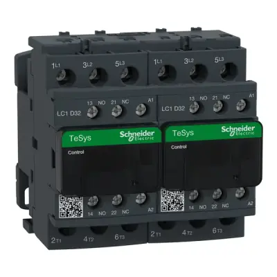 Schneider Electric - LC2D32F7 - REV MAGNETIC CONTCTR 32A 440V AC3 TP110V - 1